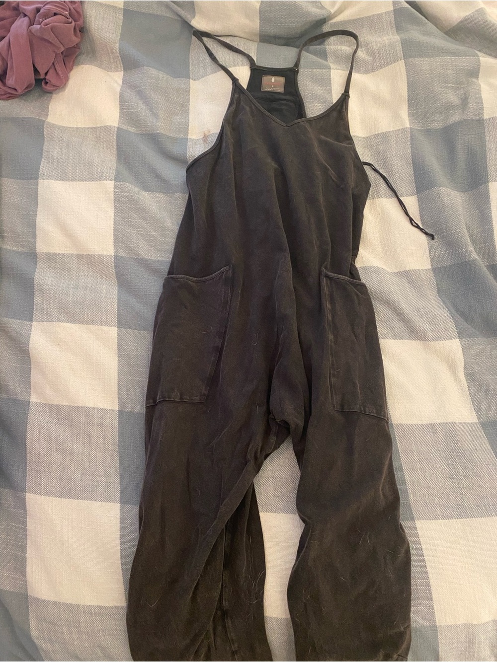 Free People Black Women's Jumpsuit with Pockets